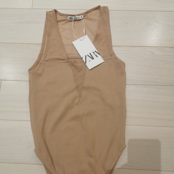Zara combination tulle bodysuit - Picture 8 of 10
